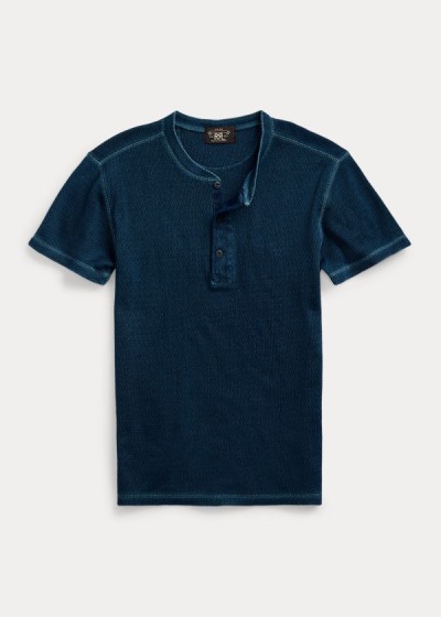 Men's Ralph Lauren Waffle-Knit Henley | 564831AXC